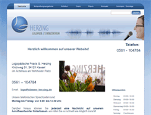 Tablet Screenshot of logopaedie-herzing-kassel.de